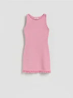 Sukienki - Reserved - Połyskująca sukienka mini - różowy - miniaturka - grafika 1
