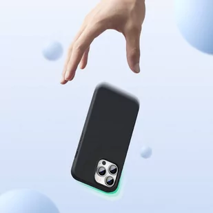 Ugreen Protective Silicone Case gumowe elastyczne silikonowe etui pokrowiec iPhone 13 Pro Max czarny - Etui i futerały do telefonów - miniaturka - grafika 3