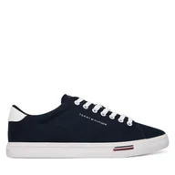 Trampki męskie - Tenisówki Tommy Hilfiger Vulc Core Rwb Long FM0FM05813 Granatowy - miniaturka - grafika 1