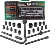 Klucze i nasadki - Sourcing ROCKFORCE IMPACT WRENCH SET 24 pcs. 1/2" 6 ANGLE 8-32mm - miniaturka - grafika 1