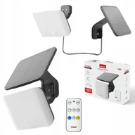 Lampy ogrodowe - LAMPA SOLARNA LED CZUJNIK RUCHU ZMIERZCHU 1000lm CCT PILOT OGRODOWA 3 TRYBY - miniaturka - grafika 1