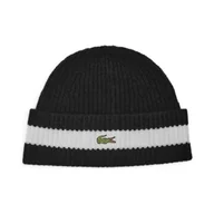 Czapki męskie - Lacoste Wełniana czapka - miniaturka - grafika 1