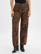 Spodnie damskie - Levi's Dżinsy - Baggy Dad Kobiety Bawełna brązowy|czarny wzorzysty, 26-30 - miniaturka - grafika 1