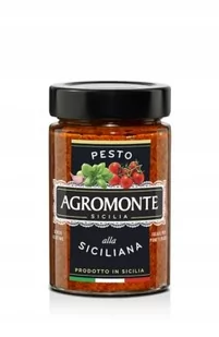 AGROMONTE Pesto alla Siciliana 100g - Majonezy i dressingi - miniaturka - grafika 1