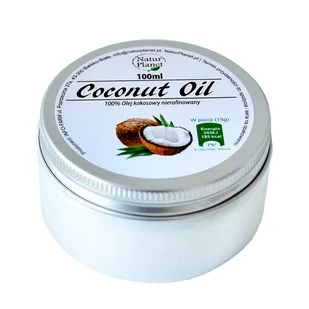 NaturPlanet NaturPlanet olej kokosowy 100ml - Balsamy i kremy do ciała - miniaturka - grafika 1