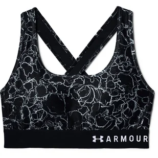 Biustonosz damski Under Armour  Mid Crossback Printed XS - Bielizna sportowa damska - miniaturka - grafika 1