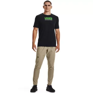Koszulka męska Under Armour MULTICOLOR BOX LOGO SS - Koszulki sportowe męskie - miniaturka - grafika 4