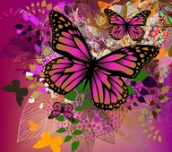 Zabawki kreatywne - Diamond Painting Diamentowa Mozaika 5D Motyl - miniaturka - grafika 1