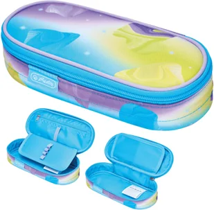 Piórnik kosmetyczka etui usztywniany z klapką Little Monster HERLITZ - Piórniki - miniaturka - grafika 1