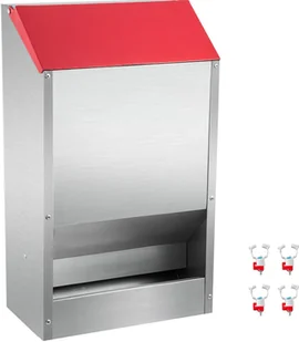 Podajnik karmy dla drobiu kur karmnik automatyczny automat zasypowy 22,6 kg - Klatki i wyposażenie dla ptaków - miniaturka - grafika 1