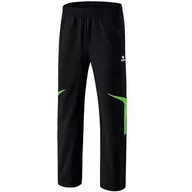 Spodnie męskie - Spodnie Męskie Dresowe ERIMA Black/Green Modne Stylowe Wygodne Czarne Sportowe 34 - miniaturka - grafika 1