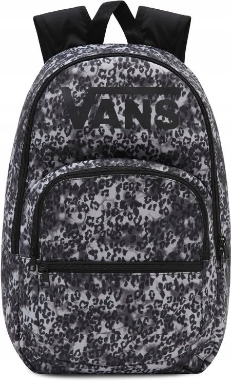 PLECAK SZKOLNY VANS OLD SKOOL KLASYCZNY DUŻY CZARNY SZARY CENTKI