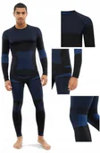 Pozostała odzież narciarska - Męska bielizna termoaktywna komplet Viking DANTE niebieski 15 XXXL - miniaturka - grafika 1