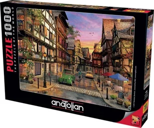 Anatolian Puzzle 1000 Francja, Widok na ulicę Colmar - Anatolian - Puzzle - miniaturka - grafika 1
