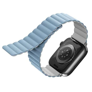 Pasek Uniq Revix na Apple Watch 1/2/3/4/5/6/7/8/SE/SE2/Ultra 42/44/45/49mm - biało-niebieski - Akcesoria do smartwatchy - miniaturka - grafika 1