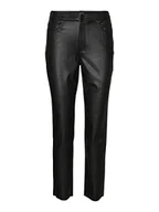 Spodnie damskie - VERO MODA Vmbrenda Hr Straight Pl ANK Pant Noos spodnie damskie, czarny, 25W / 30L - miniaturka - grafika 1