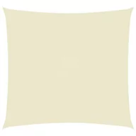 Parasole ogrodowe - vidaXL Prostokątny żagiel ogrodowy, tkanina Oxford, 2x2,5 m, kremowy 135199 - miniaturka - grafika 1