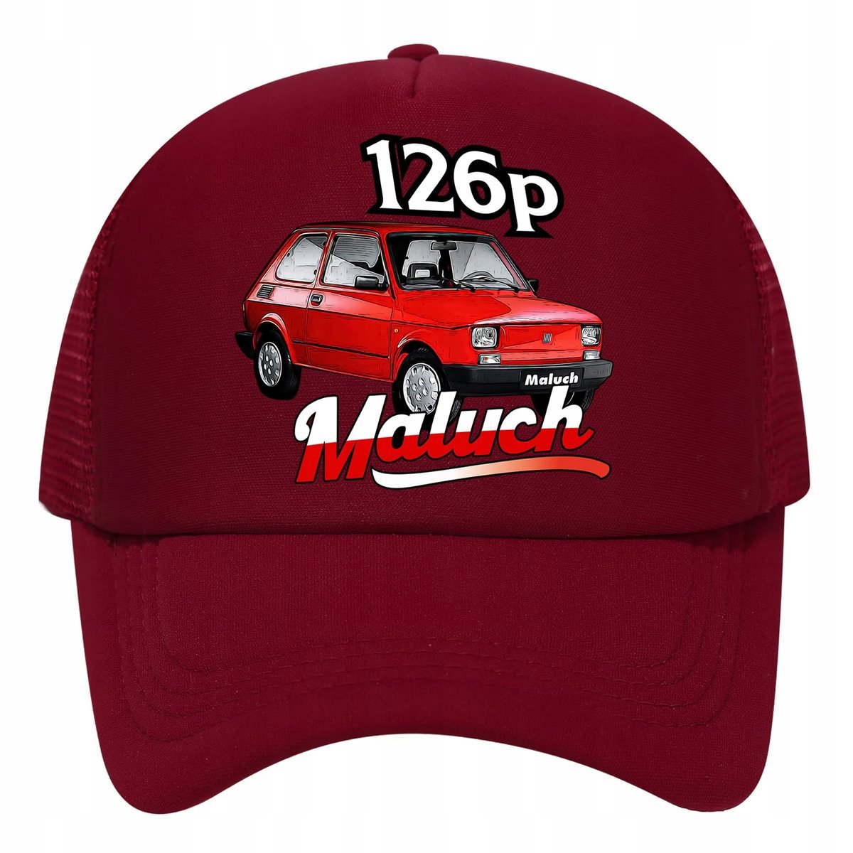 Czapka z daszkiem trucker siateczka tirówka maluch fiat 126p auto 11