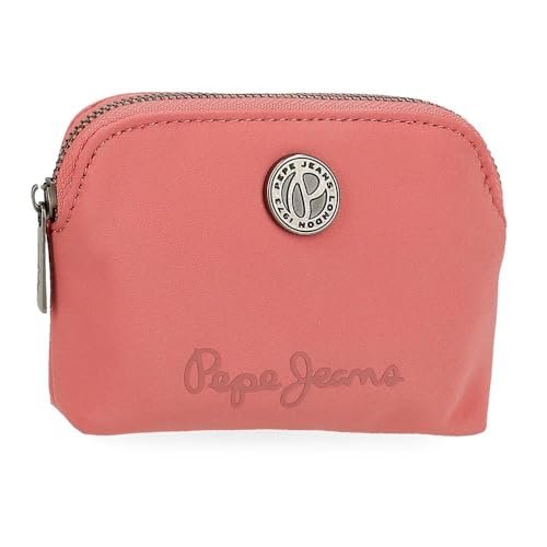 Pepe Jeans Corin Portfel Różowy 11,5x8,5x1,5 cm Poliester i PU by Joumma Bags, Różowy kolor, Talla única, portmonetka