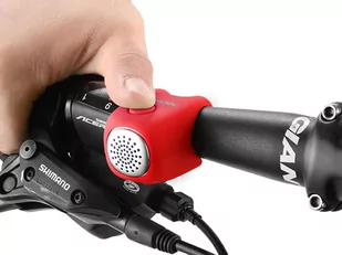 Dzwonek elektryczny na rower na kierownicę RockBros CB1709 Czerwony - Pozostałe akcesoria do telefonów - miniaturka - grafika 3