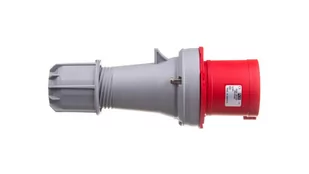 PCE Polska sp. z o.o. Wtyczka przenośna 63A 4P 400V czerwona IP44 POWER TWIST 0341-6 - Kostki, złączki, wtyczki - miniaturka - grafika 1