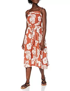 Roxy Damska luźna sukienka Nowhere to Hide-Strappy Midi Dress dla kobiet - Sukienki - miniaturka - grafika 1