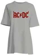 Piżamy damskie - AC/DC Damska koszula nocna, Szary, L - miniaturka - grafika 1