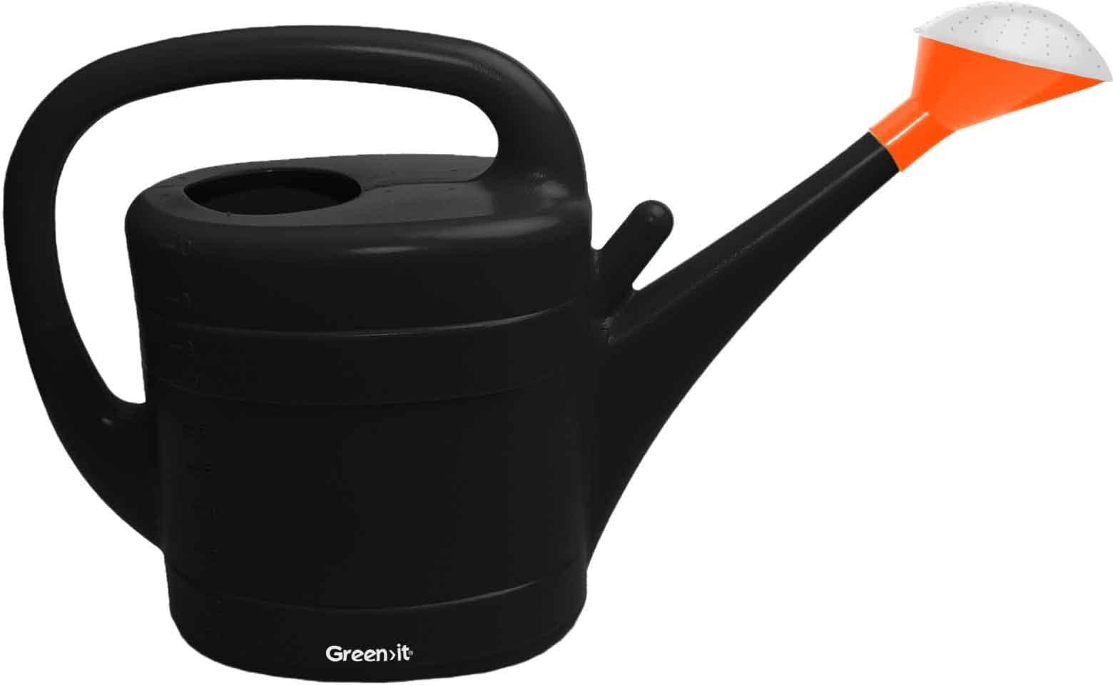 HOME It® vandkande med brusehoved 10 liter sort