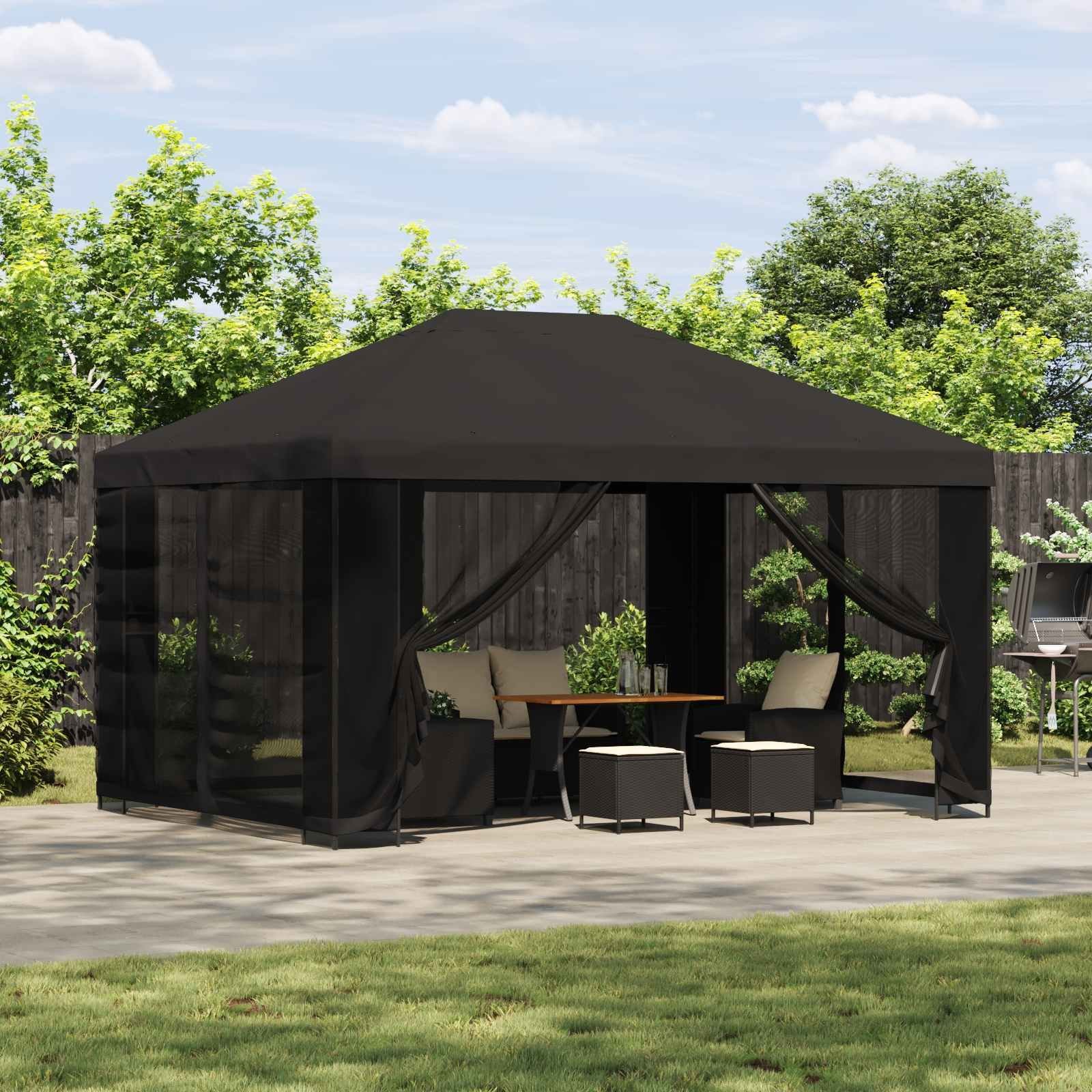 vidaXL Altana 4 3 m antracytowy Poliester i Stal 190