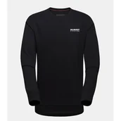 Bluzy sportowe męskie - Męska bluza Mammut Core ML Crew Neck Men 1862 Rozmiar: M / Kolor: czarny - miniaturka - grafika 1