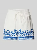 Spodenki damskie - Szorty z kwiatowym wzorem model ‘VACATION’ - miniaturka - grafika 1