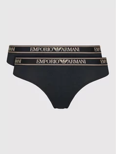 Majtki damskie - Emporio Armani Underwear Komplet 2 par fig klasycznych 163334 1A227 00020 Czarny - grafika 1