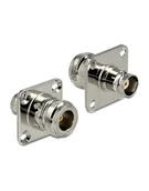 Adaptery i przejściówki - Delock SI.ADAPTER N JACK->BNC JACK BULKHEAD (88839) - miniaturka - grafika 1