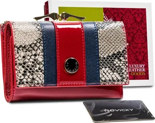 Peterson Skórzany portfel damski z portmonetką na bigiel Peterson NoSize - Portfele - miniaturka - grafika 1