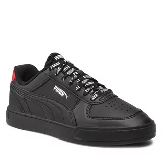 Sneakersy damskie - Puma Sneakersy Caven Logomania 383857 02 Black White/Red - grafika 1