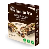 Przekąski dla dzieci - Baton Migdałowo-Orzechowy z Czekoladą 70% Kakao- (4x25g) 100g - miniaturka - grafika 1