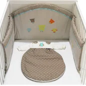 Ochraniacze do łóżeczka - ALVI, Ochraniacz na łóżeczka, Ptaszki, 30x180 cm - miniaturka - grafika 1