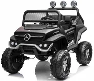 Pojazdy elektryczne dla dzieci - ADEL ADEL Pojazd Mercedes BENZ UNIMOG Czarny PA.JL199.CZ - miniaturka - grafika 1