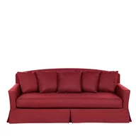 Sofy i kanapy - Beliani Sofa 3-osobowa czerwona GILJA - miniaturka - grafika 1