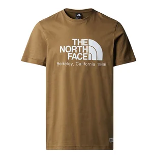 Koszulka The North Face Berkeley California 0A87U51731 - brązowa - Koszulki sportowe męskie - miniaturka - grafika 1