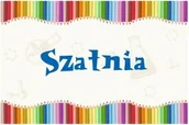 Pomoce naukowe - Tabliczka z kolorowymi kredkami: Szatnia - miniaturka - grafika 1