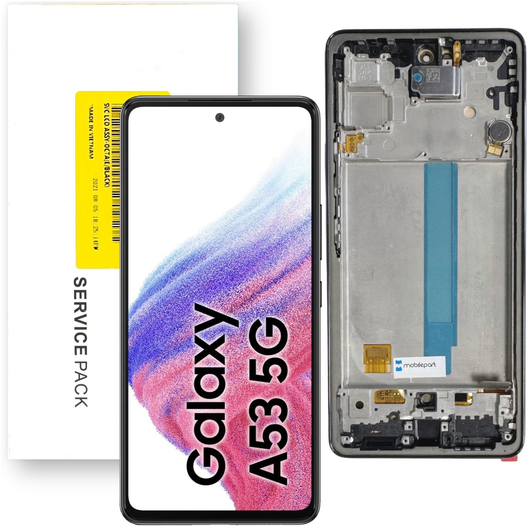 Wyświetlacz do Samsung Galaxy A53 5G LCD SM-A536B Ramka Oryginał Mobilepart