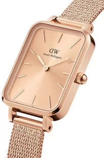 Zegarek Daniel Wellington zegarek Quadro 20X26 damski kolor różowy - Zegarki damskie - miniaturka - grafika 1