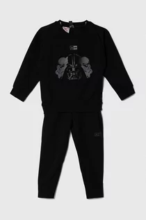 Dresy i komplety dla chłopców - adidas dres dziecięcy x Star Wars kolor czarny - grafika 1