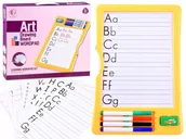 Tablice dla dzieci - Tablica z pisakami do nauki pisania LITER TA0090 - miniaturka - grafika 1