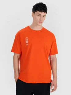 T-shirt męski 4F 4FRSS25TTSHM2652-70S Pomarańczowy Roz. S - Koszulki męskie - miniaturka - grafika 1