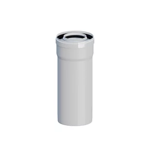 Rura kominowa prosta koncentryczna PP-AL L250mm DN60/100mm z uszczelką [EPDM] ONNLINE - Akcesoria kominkowe - miniaturka - grafika 1