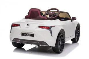 Pojazd Lexus LC500 Biały - Pojazdy elektryczne dla dzieci - miniaturka - grafika 7