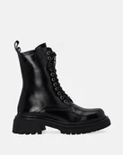 Botki damskie - Lakierowane botki damskie - Venezia - miniaturka - grafika 1