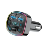 Transmitery FM - Forever transmiter FM Bluetooth TR-360 czarny - miniaturka - grafika 1
